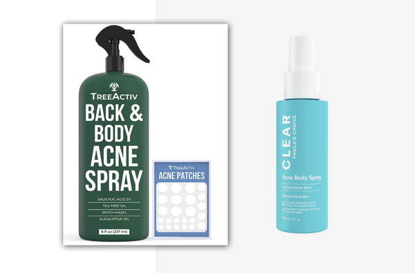 Acne Body Spray Best Brands: TreeActiv vs. Paula's Choice