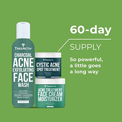 TreeActiv 3-Step Acne Treatment Kit