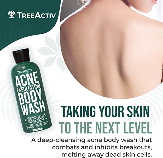TreeActiv Anti-Acne Exfoliating Body Wash