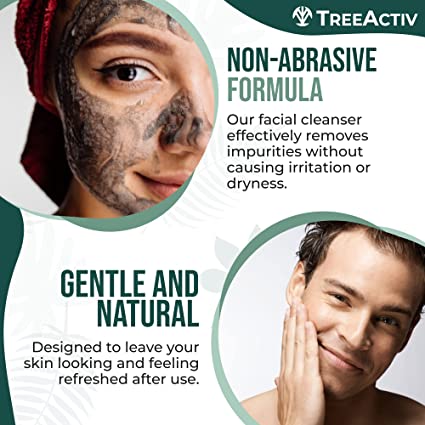 TreeActiv Charcoal Acne Exfoliating Face Wash