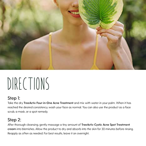 TreeActiv 2-Step Cystic Acne Exfoliating Treatment Kit