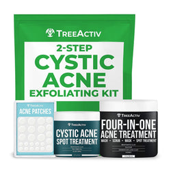 TreeActiv 2-Step Cystic Acne Exfoliating Treatment Kit